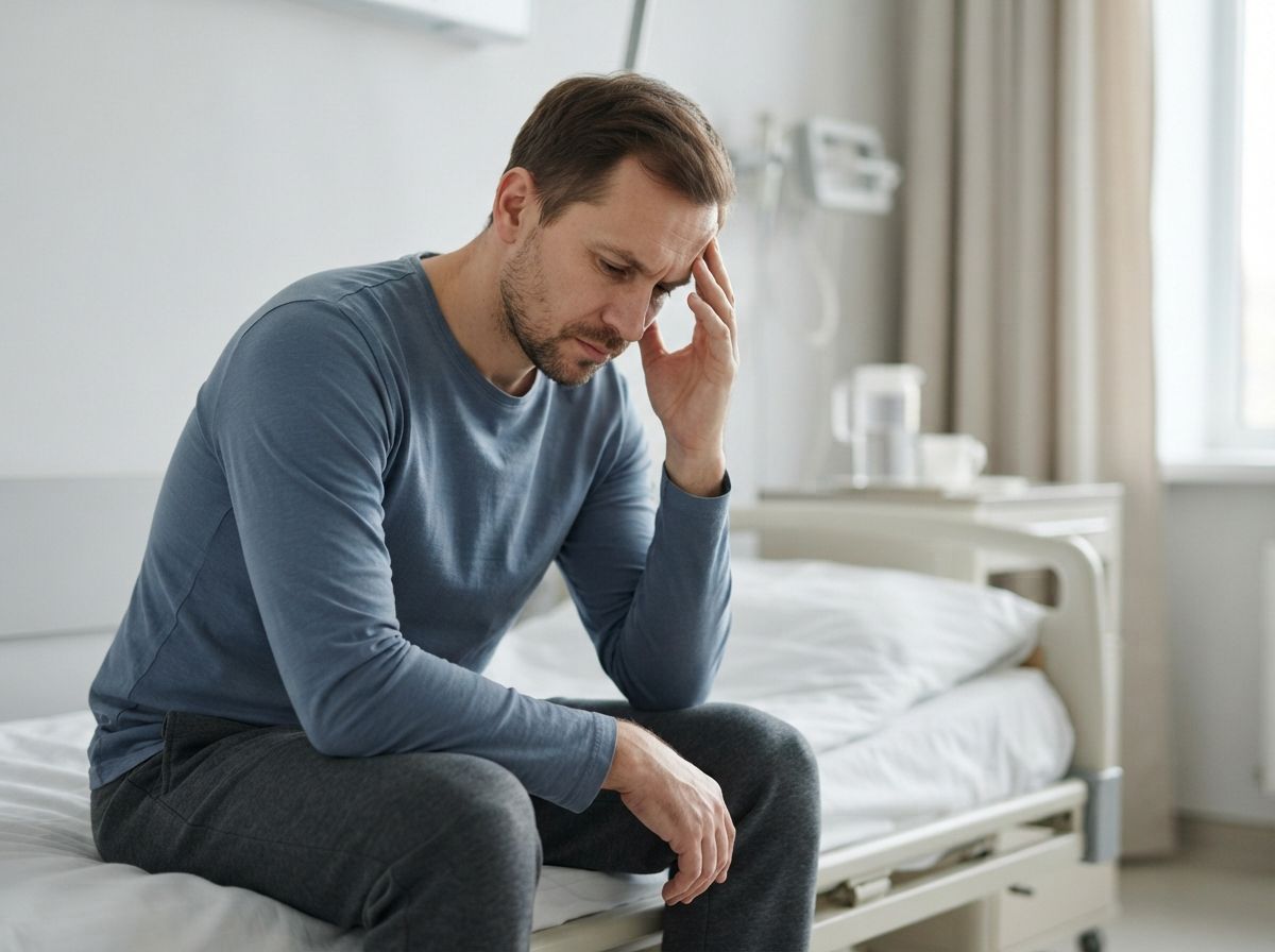 Лечение зависимости от метадона в Миньяре у мужчины болит голова